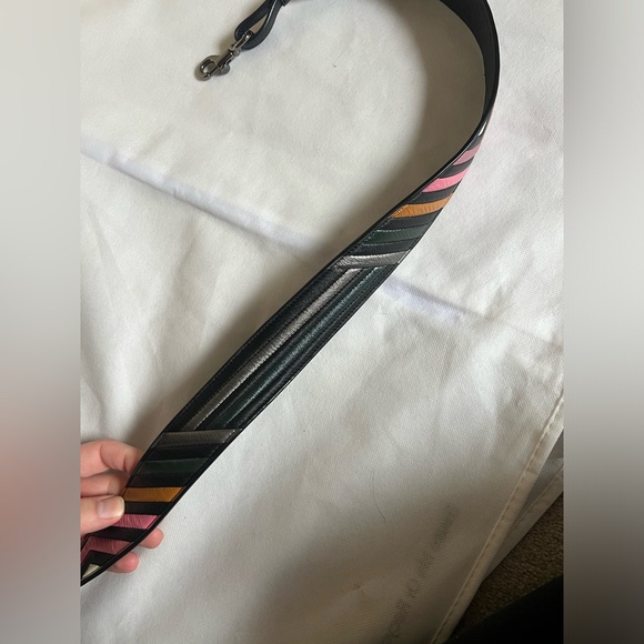 Coach multicolor leather novelty strap - Picture 4 of 7